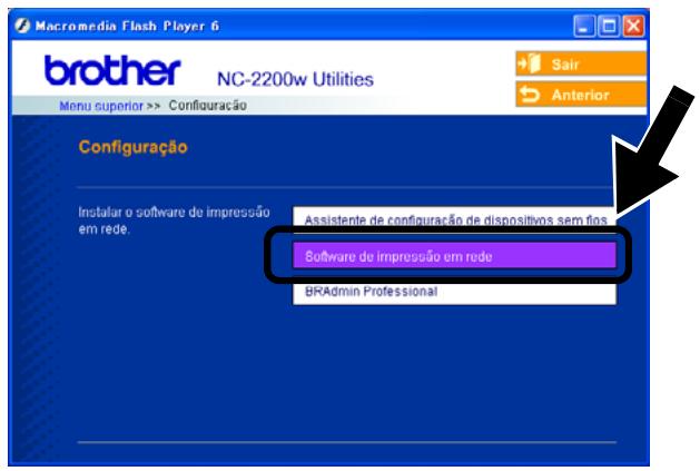 BROTHER NC-2200W - Instalar o software de impressão em rede - 1