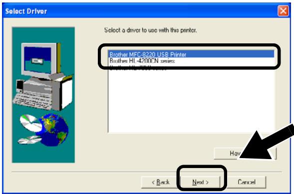 BROTHER NC-2200W - Installing the Network Print Software - 2