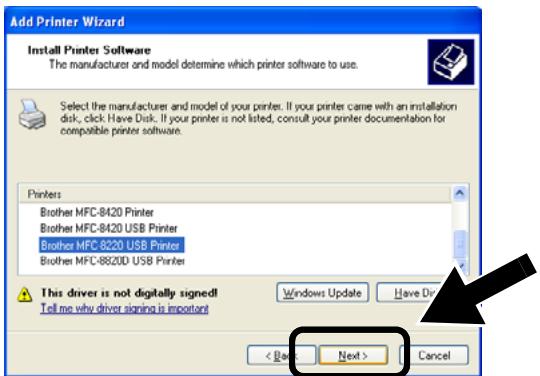 BROTHER NC-2200W - Click Open and then click OK. - 2