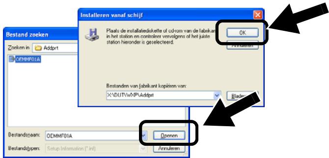 BROTHER NC-2200W - Klik op Openen en klik vervolgens op OK. - 1