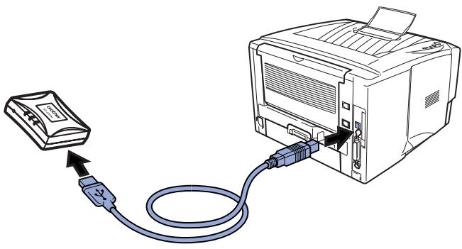 BROTHER NC-2200W - Instalación del servidor de impresión - 2