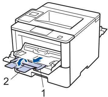 BROTHER HL-L5200DW - Charger et imprimer des enveloppes via le bac universel - 7