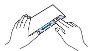 BROTHER HL-L5200DW - Charger et imprimer des enveloppes via le bac universel - 2