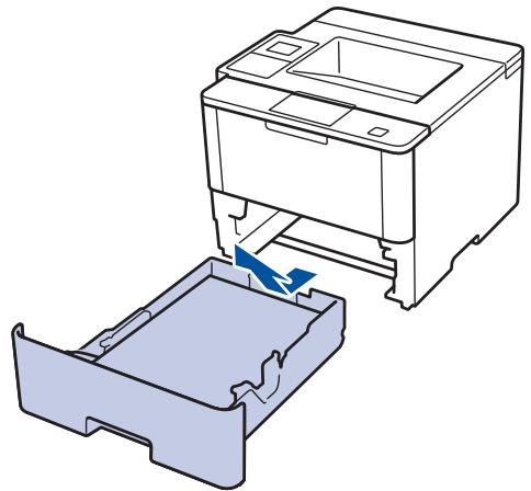 BROTHER HL-L5200DW - Du papier est coincé au niveau du bac recto verso - 1