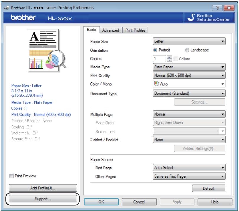 BROTHER HL-L9200CDWT - Support - 1