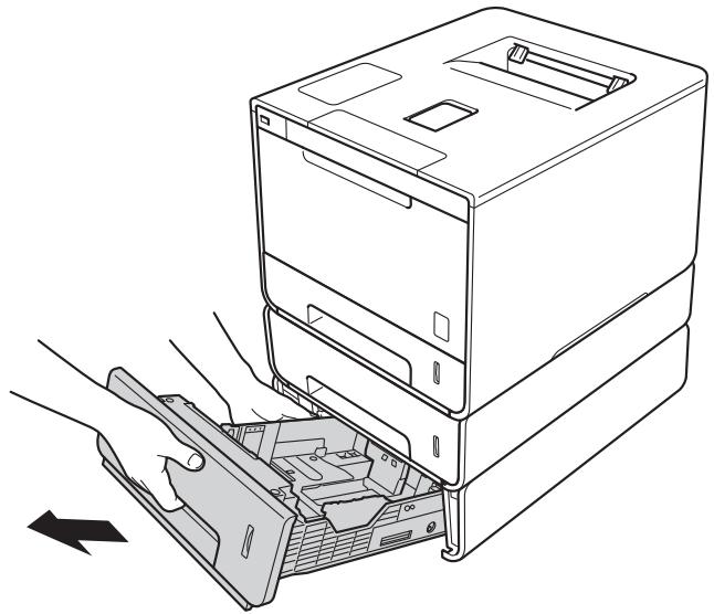 BROTHER HL-L9200CDWT - Loading paper in the optional lower tray (if equipped) - 2