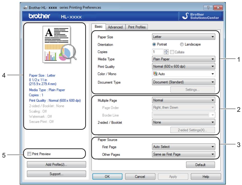 BROTHER HL-L9200CDWT - Basic tab - 1