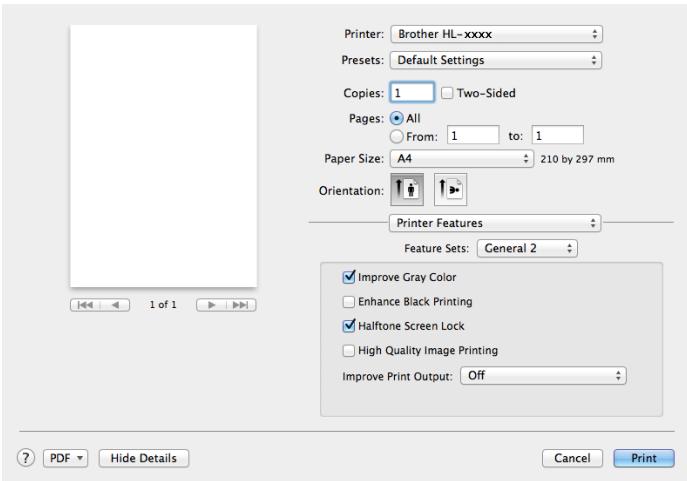 BROTHER HL-L9200CDWT - Feature Sets: General 2 - 1