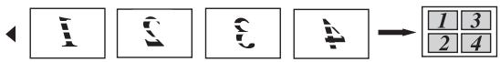 BROTHER DCP-7040 - If you are copying from the scanner glass: - 4