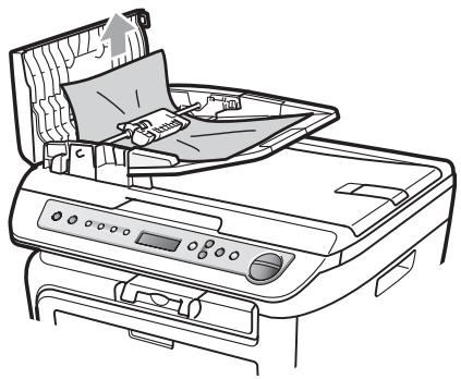BROTHER DCP-7040 - Document is jammed in the top of the ADF unit - 1