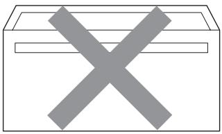 BROTHER DCP-7040 - DO NOT use envelopes: - 1