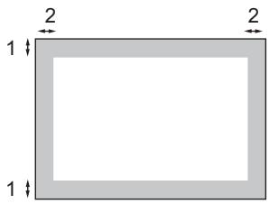 BROTHER DCP-7040 - Unprintable area when printing from a computer - 2