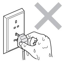 BROTHER DCP-7040 - Safety precautions - 8