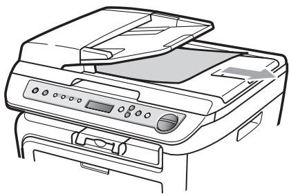 BROTHER DCP-7040 - Document is jammed at the output tray - 1