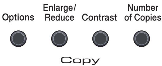 BROTHER DCP-7040 - Copy options (temporary settings) - 1