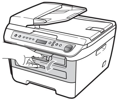 BROTHER DCP-7040 - Paper is jammed at the back of the machine - 1