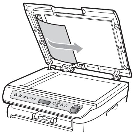 BROTHER DCP-7045N - Document is jammed under the document cover - 1