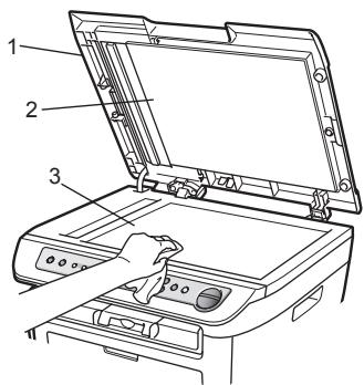 BROTHER DCP-7045N - Cleaning the scanner glass - 1