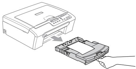 BROTHER DCP-157C - Removing small printouts from the machine - 1