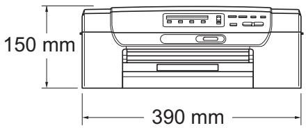 BROTHER DCP-375CW - Dimensions - 1