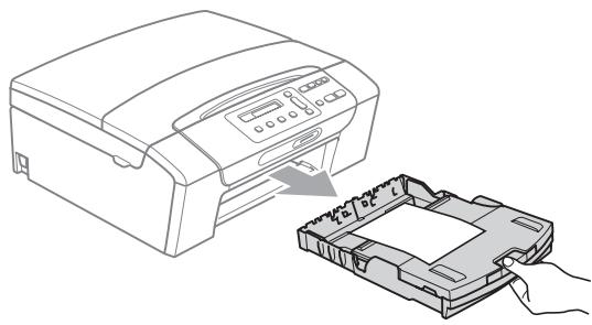 BROTHER DCP-375CW - Removing small printouts from the machine - 1
