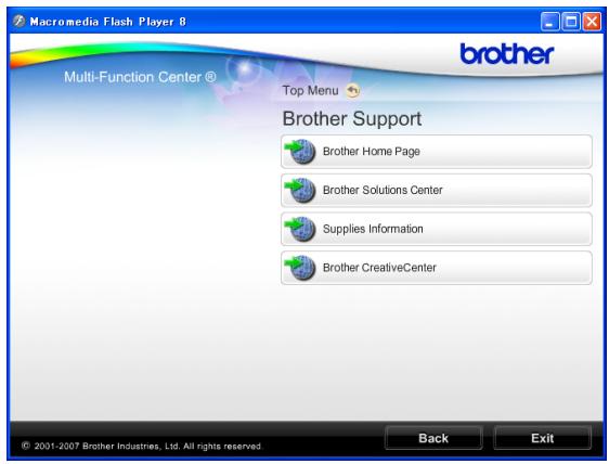 BROTHER DCP-375CW - Accessing Brother Support (Windows®) - 1