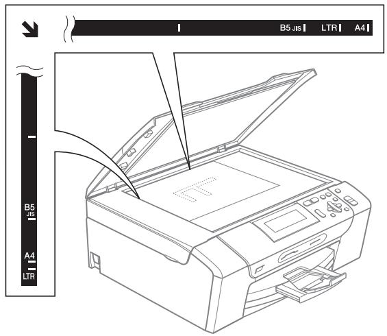 BROTHER DCP-387C - Comment charger les documents - 1