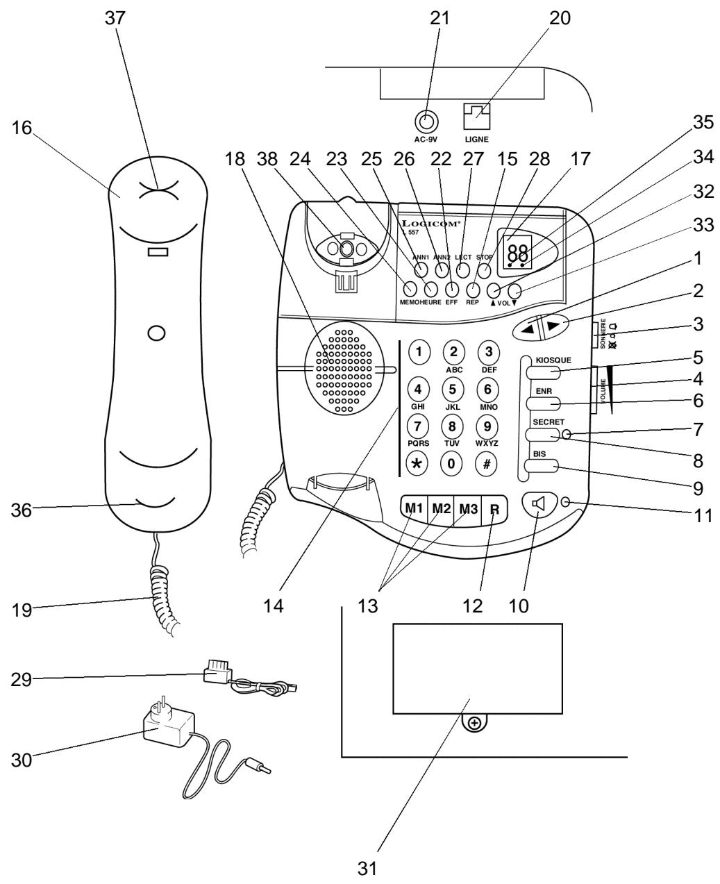 LOGICOM L557 - 1-5 Instructions d'installation - 2