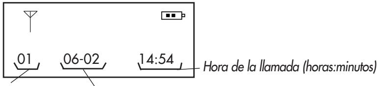 LOGICOM YZEA 722 - 3-2 Consultar el listado de llamadas recibidas - 1