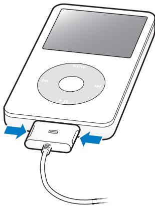 APPLE IPOD 5TH GENERATION - To disconnect iPod: - 1