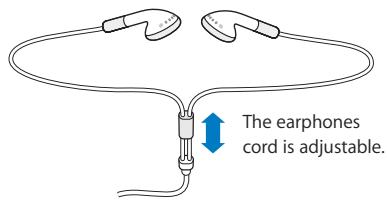 APPLE IPOD 5TH GENERATION - To use the earphones: - 2