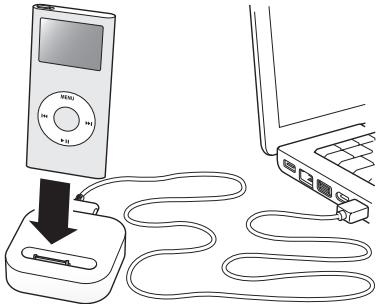 APPLE IPOD NANO - Utilisation de la station d'accueil ipod nano dock - 1