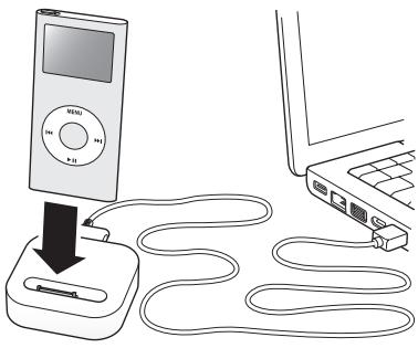 APPLE IPOD NANO - Verwenden des iPod nano Dock - 1
