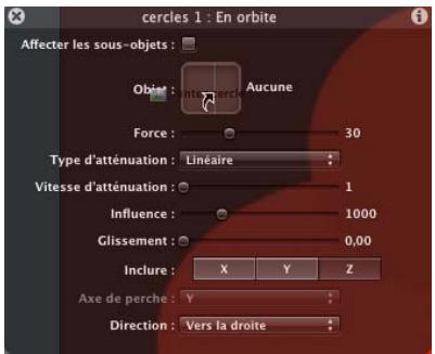 APPLE MOTION 3 - Pour utiliser le comportement En orbite : - 3