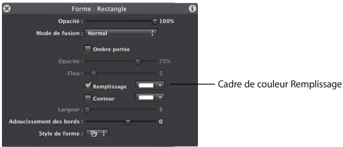 APPLE MOTION 3 - Pour enregistrer des images clés sur les paramètres animés uniquement : - 1