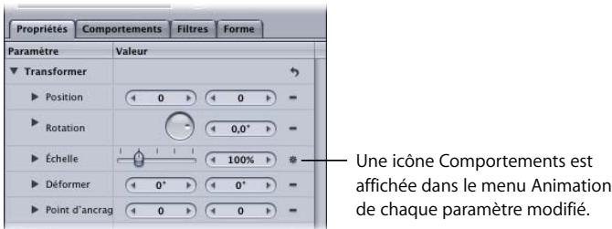 APPLE MOTION 3 - Emplacement des comportements - 5