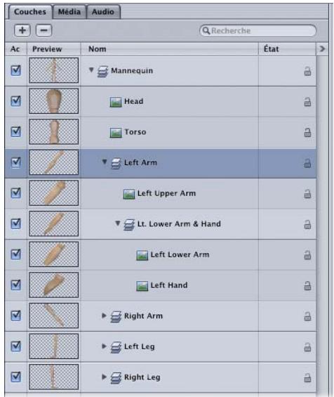 APPLE MOTION 3 - Organisation des groupes et des couches dans Motion - 9