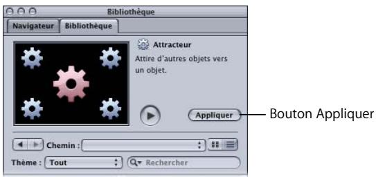 APPLE MOTION 3 - Application et suppression de comportements - 1