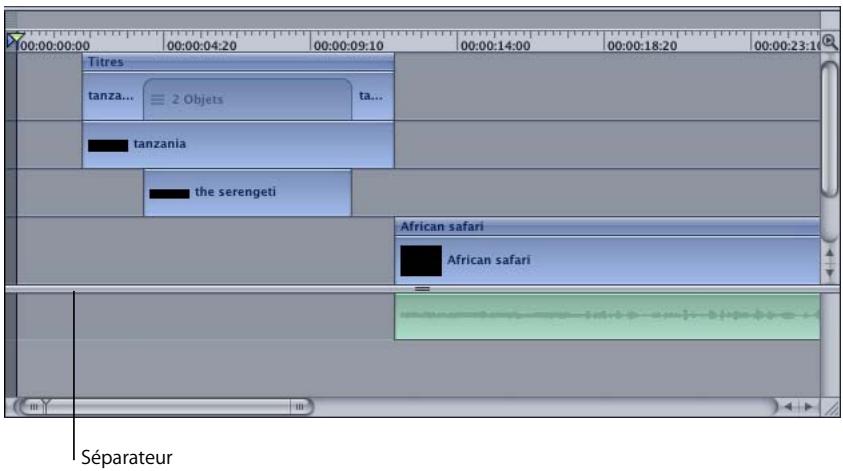 APPLE MOTION 3 - Options d'affichage de la liste de couches de la Timeline - 3