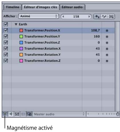 APPLE MOTION 3 - Boutons de commande - 1
