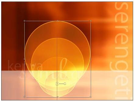 APPLE MOTION 3 - Pour utiliser le comportement Collision sur les bords : - 2