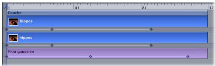 APPLE MOTION 3 - Trim sur les effets animés à l'aide d'images clés - 1