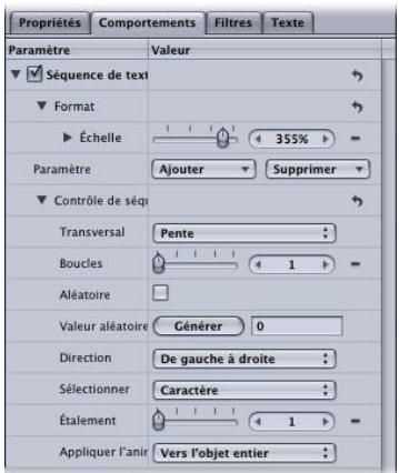 APPLE MOTION 3 - Séquence de texte - 4