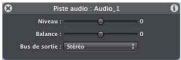 APPLE MOTION 3 - Pour ajouter un fichier audio à partir d'iTunes : - 1