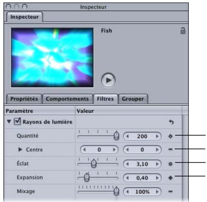 APPLE MOTION 3 - État du menu Animation - 1