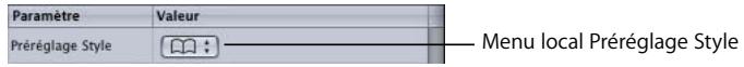 APPLE MOTION 3 - Types de commandes - 14