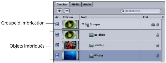 APPLE MOTION 3 - Organisation des groupes et des couches dans Motion - 1