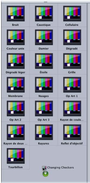 APPLE MOTION 3 - Pour enregistrer un générateur personnalisé dans la Bibliothèque : - 2