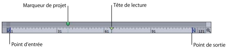 APPLE MOTION 3 - Réglette de la Timeline - 1