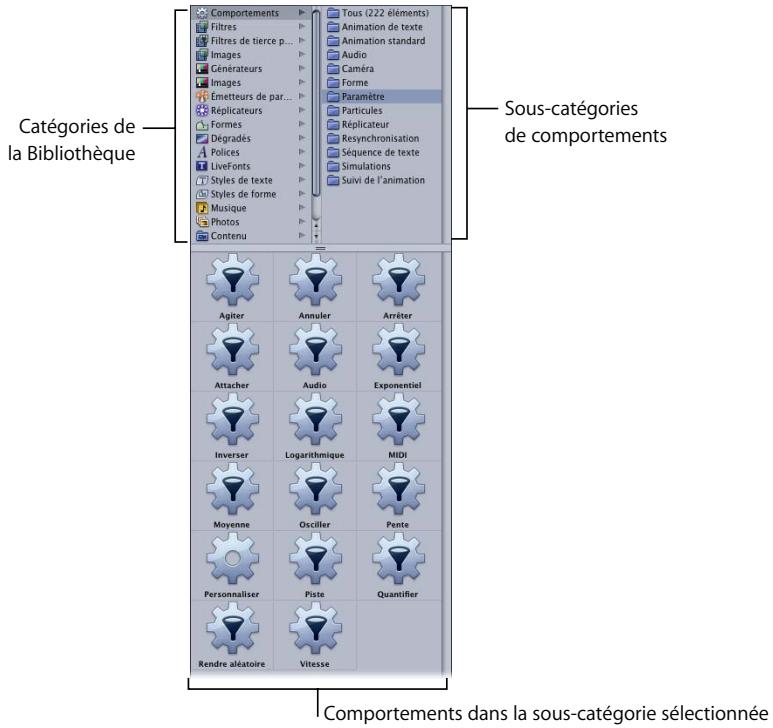 APPLE MOTION 3 - Recherche de comportements - 1